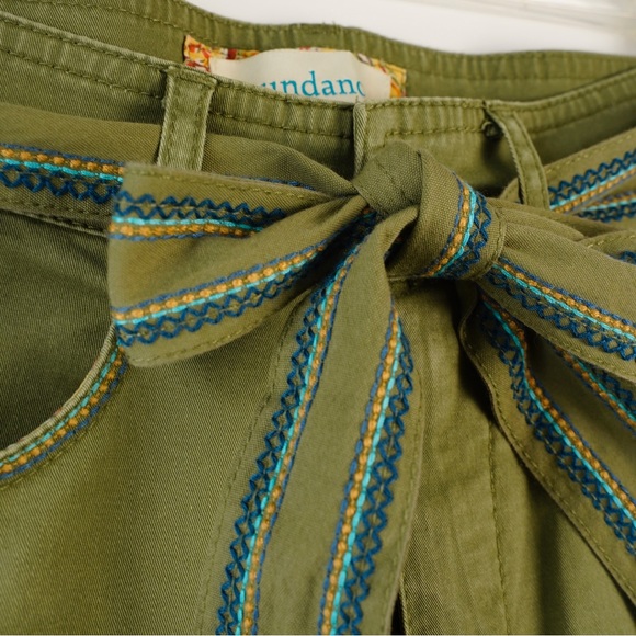 Sundance Catalog Embroidered Cargo Joggers - Picture 4 of 11